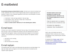Tablet Screenshot of emailbeleid.nl